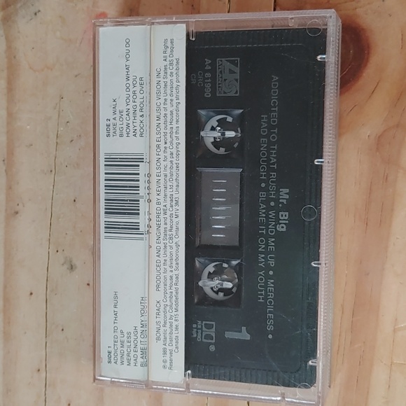 Mr. Big vintage cassette tape - Picture 2 of 4